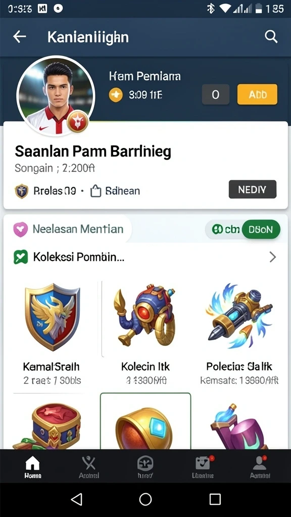 Tampilan antarmuka aplikasi yang modern dan menarik.