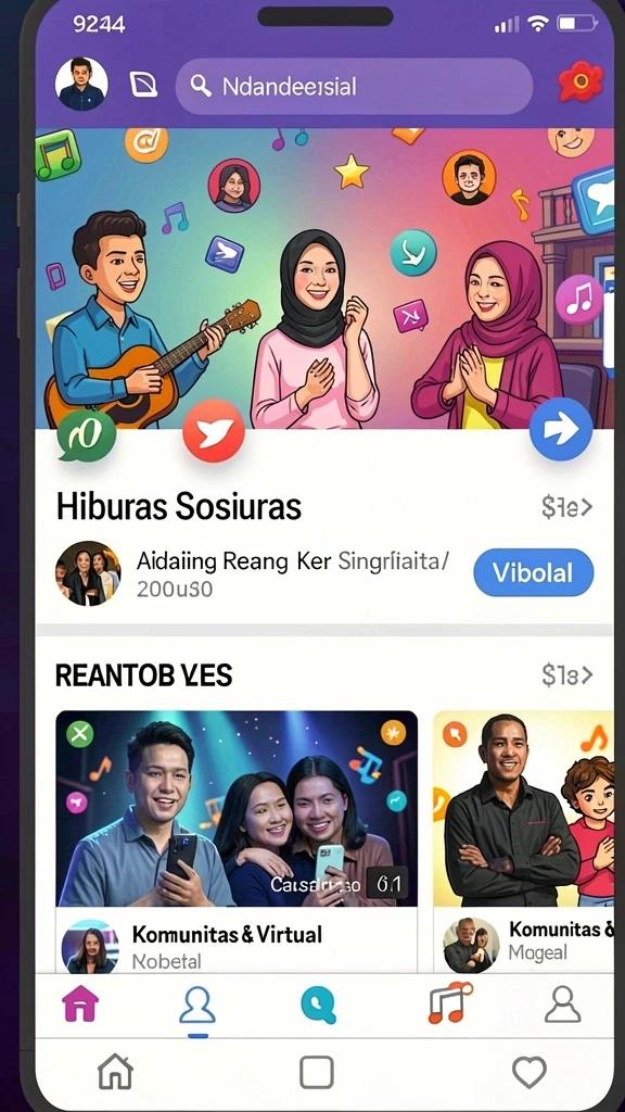Leaderboard yang menampilkan peringkat pemain terbaik.
