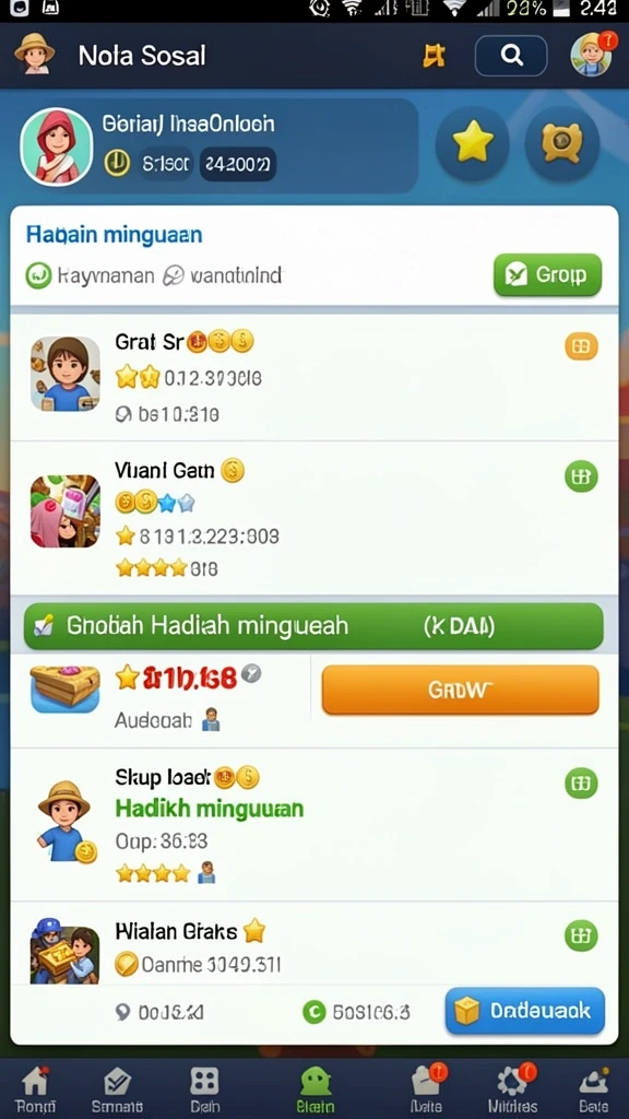 Mode permainan yang beragam dan menyenangkan.