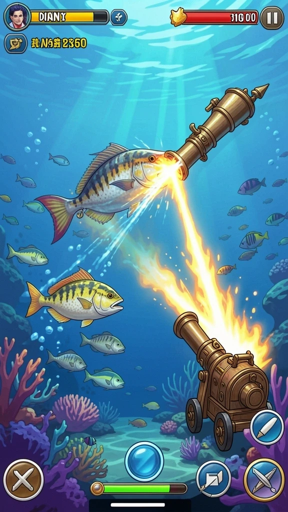 Screenshot gameplay yang menunjukkan aksi menarik.