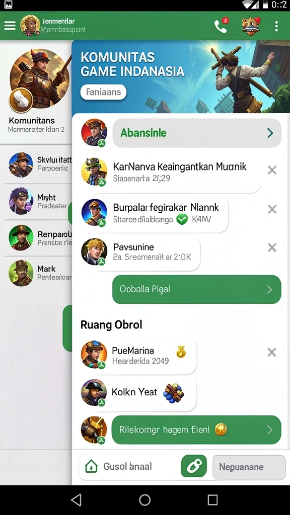 Tampilan utama aplikasi CU888 yang menarik.