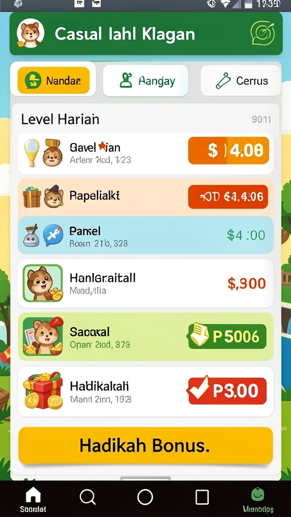 Tangkapan layar menunjukkan level baru yang penuh tantangan.