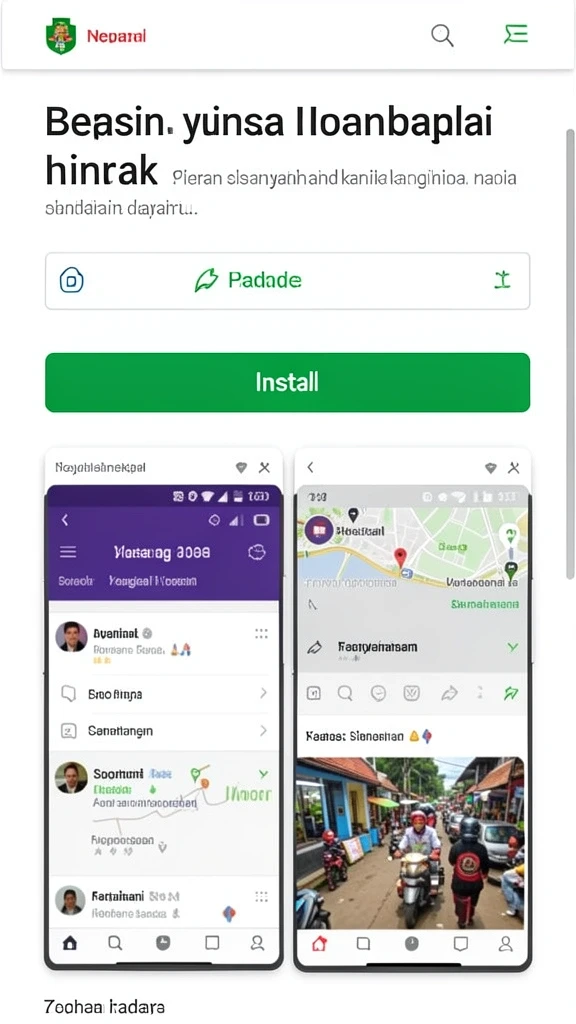Tampilan utama aplikasi DUREN777 yang menarik.