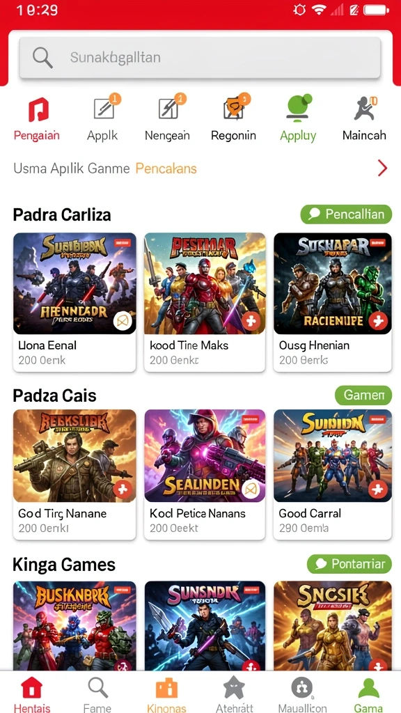 Level permainan yang menantang dan penuh strategi.