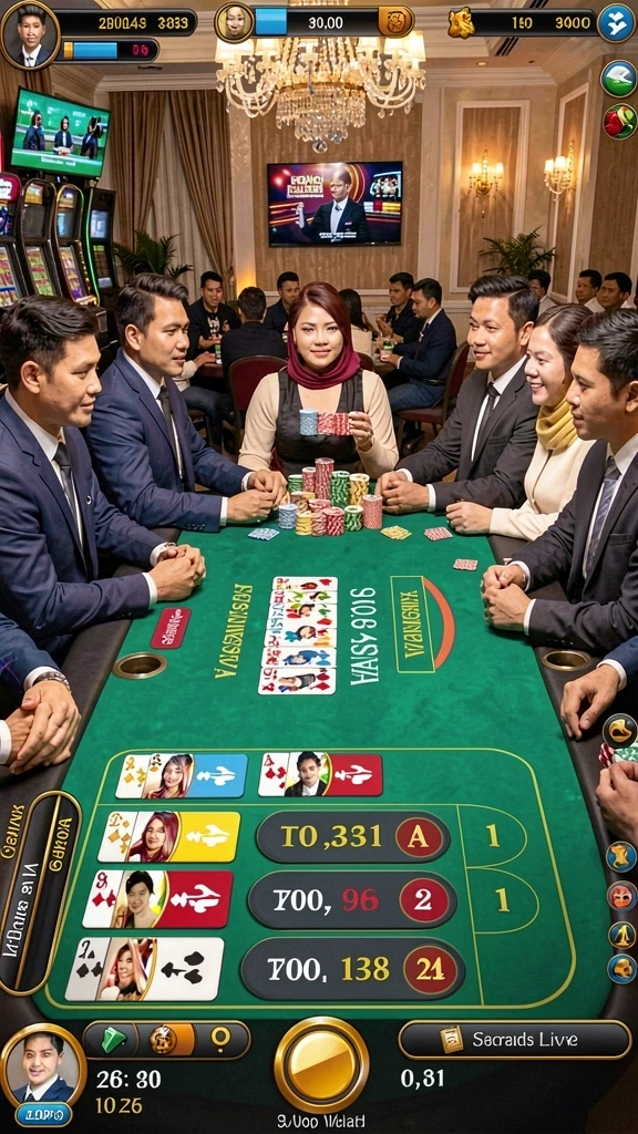 Tangkapan layar fitur permainan kartu HOKI777.