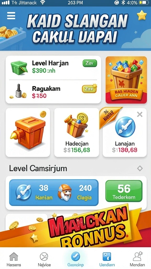 Fitur bonus harian yang menarik untuk dimanfaatkan.