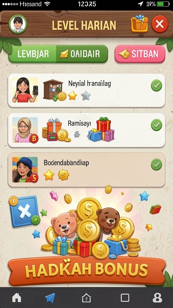 Promosi dan bonus yang menggiurkan.