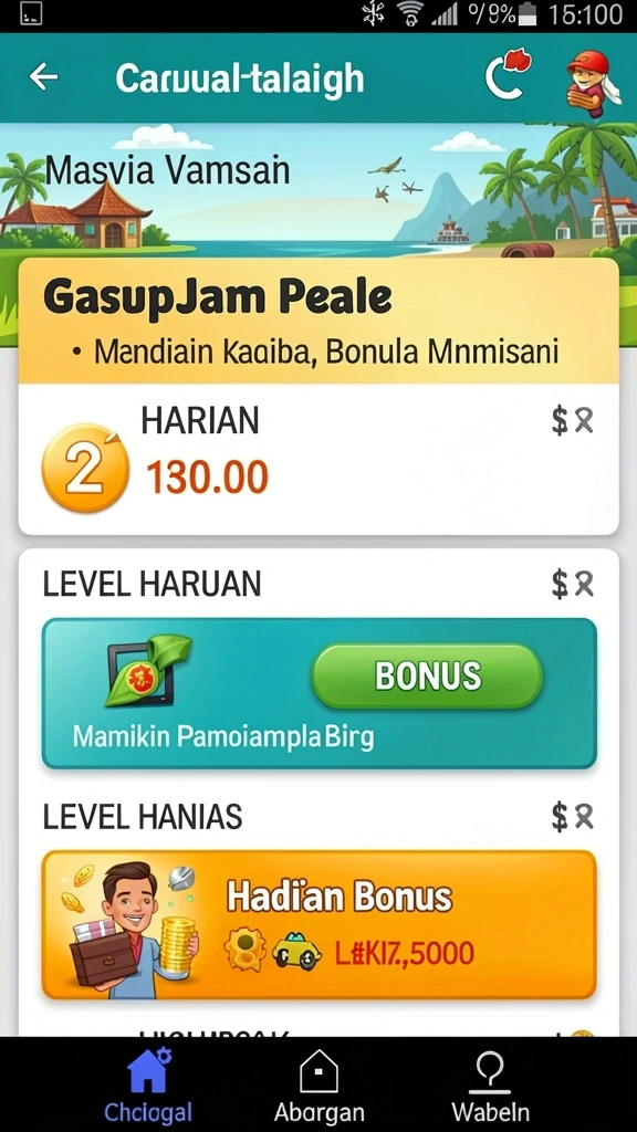 Visual yang menarik dengan lingkungan yang kaya detail.