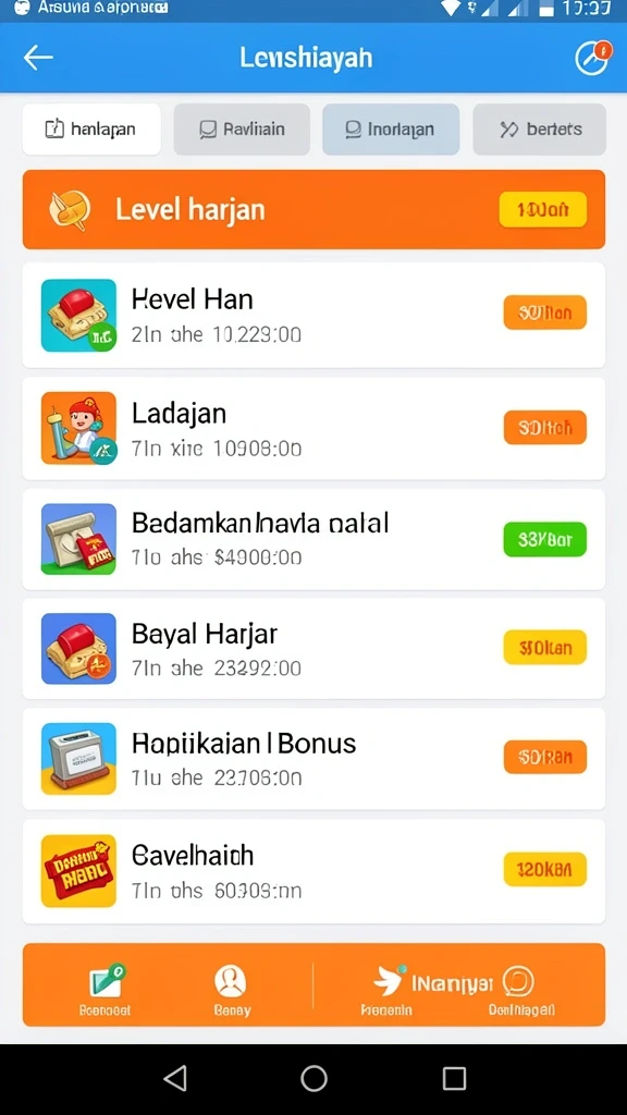 Screenshot fitur baru yang menarik di LUCKYDF.
