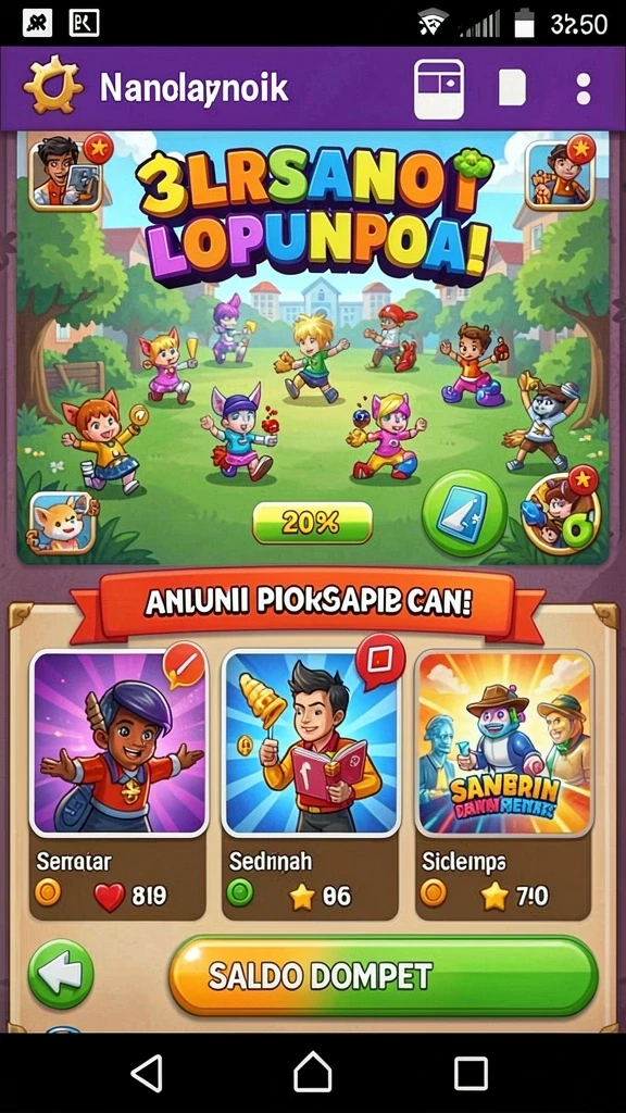 Tampilkan leaderboard dengan skor tertinggi pemain.