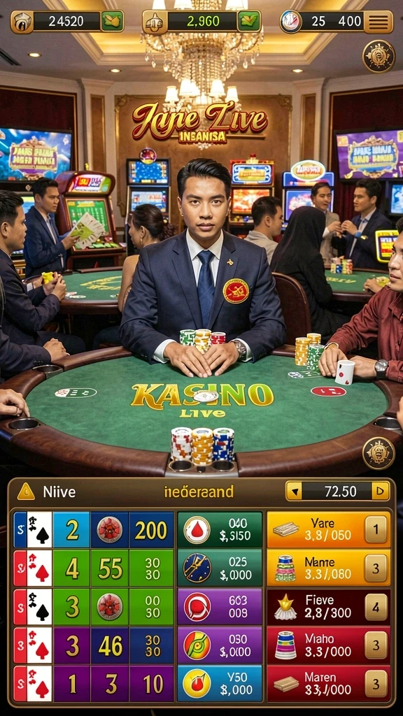 Screenshot menunjukkan antarmuka pengguna yang sederhana.