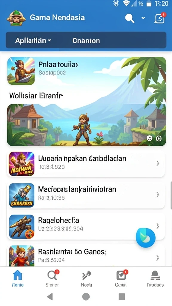 Tangkapan layar dari gameplay menampilkan aksi seru di lapangan.