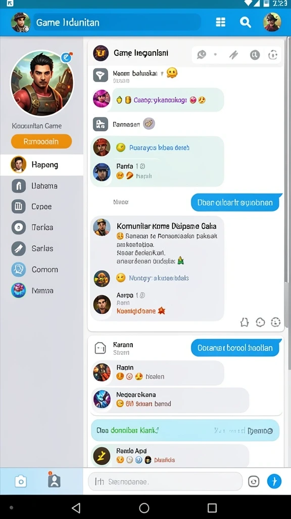 Antarmuka pengguna yang intuitif dan menarik.