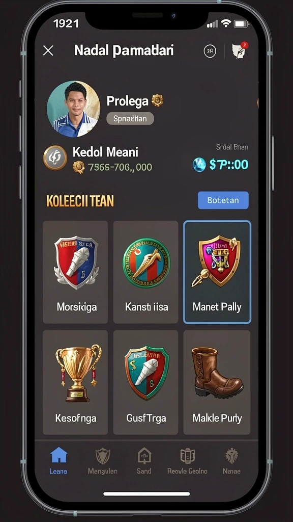 Tampilan antarmuka yang menarik dan modern.