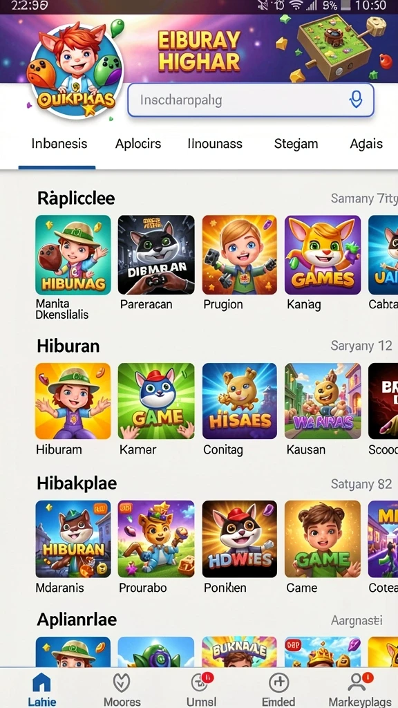 Karakter beragam dengan kemampuan unik.