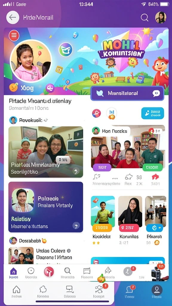 Tampilan awal aplikasi QQSLOT yang menarik.