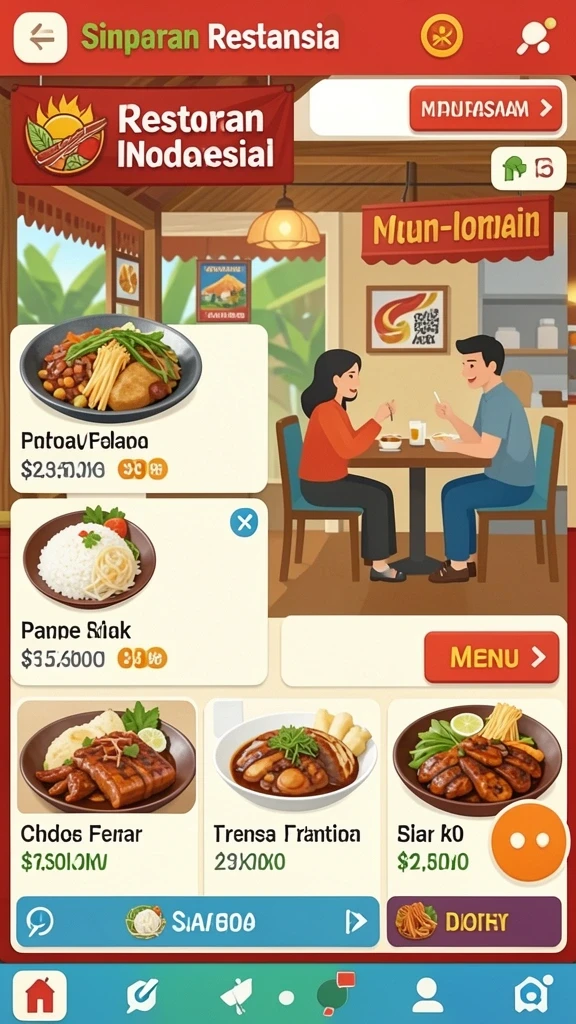 Tampilan awal REZIXO yang menarik dan interaktif.