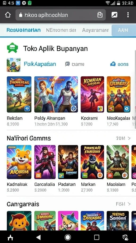 Tampilan antarmuka yang ramah pengguna.