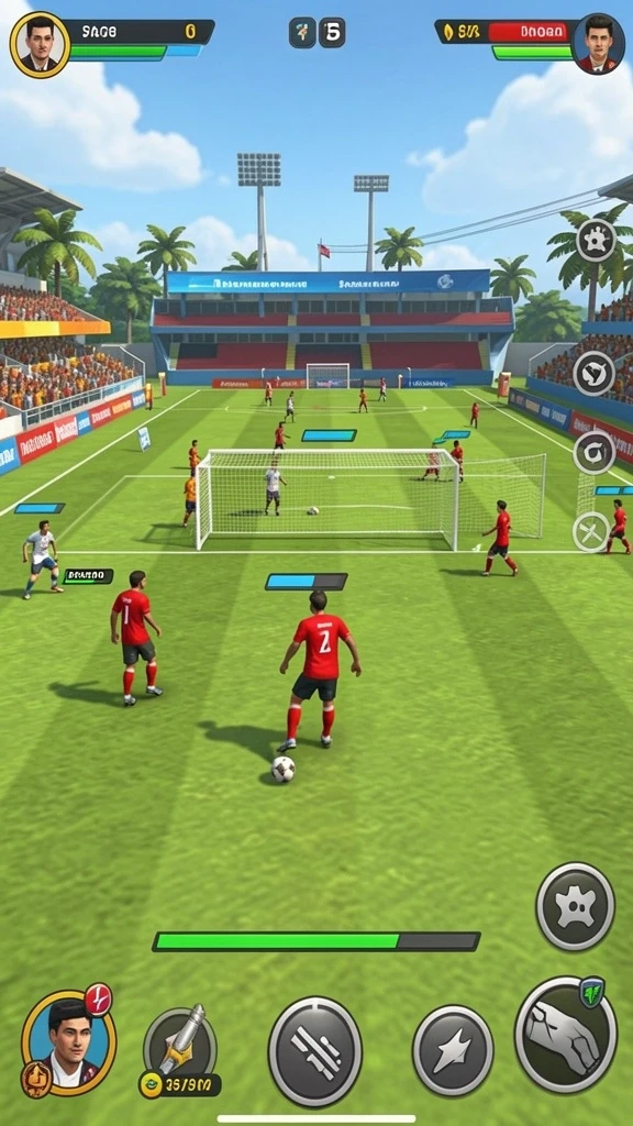 Screenshot menampilkan level permainan yang menantang.
