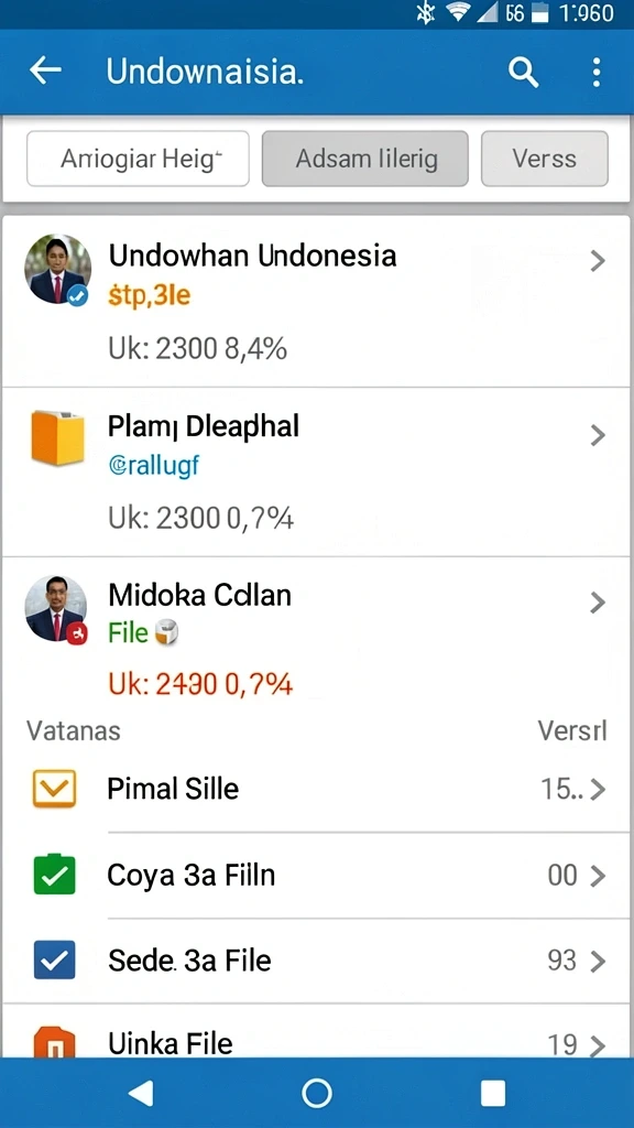 Tampilan antarmuka yang ramah pengguna.