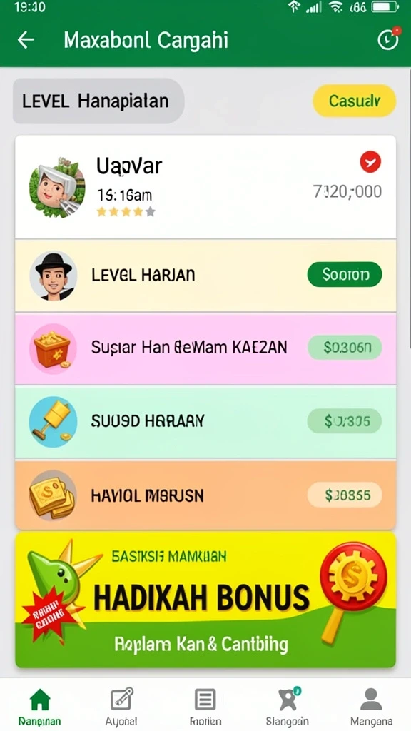 Tantangan seru menanti di setiap level.
