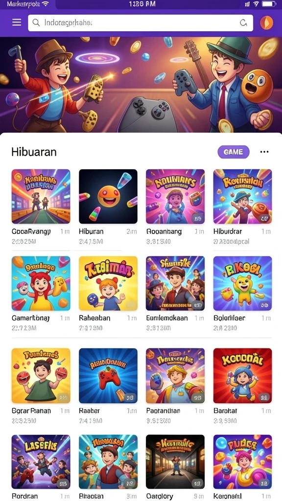 Grafik menawan yang membuat permainan lebih hidup.