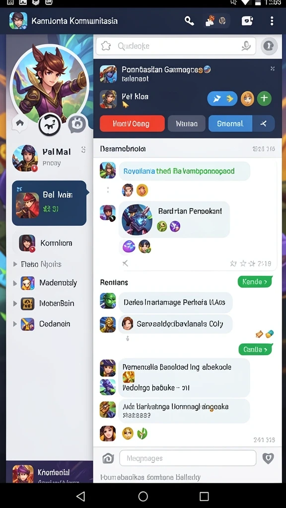 Mode permainan yang beragam dan seru.